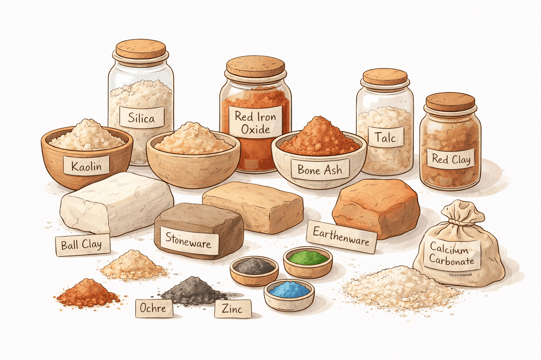 Material glossary illustration